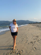 Lade das Bild in den Galerie-Viewer, BIO-T-SHIRT "SUNSET" STICKEREI - UNISEX