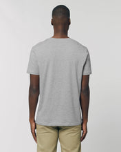 Lade das Bild in den Galerie-Viewer, BIO-T-SHIRT (GRAU) "WHALE" STICKEREI - UNISEX