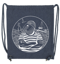 Lade das Bild in den Galerie-Viewer, RUCKSACKBEUTEL "FISCHKOPP"