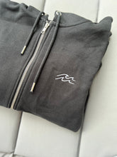 Lade das Bild in den Galerie-Viewer, SWEATJACKE "WAVE“ SCHWARZ- UNISEX