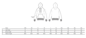 HOODIE "SUNSET" STICKEREI - UNISEX
