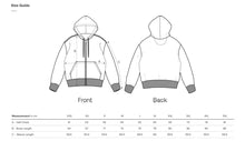 Lade das Bild in den Galerie-Viewer, SWEATJACKE &quot;WAVE“ SCHWARZ- UNISEX
