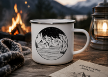 Lade das Bild in den Galerie-Viewer, Tasse Emaille Cliff Diver

