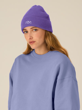 Lade das Bild in den Galerie-Viewer, FISHERMAN BEANIE &quot;WAVE&quot; STICKEREI - LILAC
