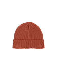 FISHERMAN BEANIE "WAVE" STICKEREI - TERRA