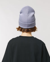 Lade das Bild in den Galerie-Viewer, CLASSIC BEANIE &quot;WAVE&quot; STICKEREI - LAVENDEL
