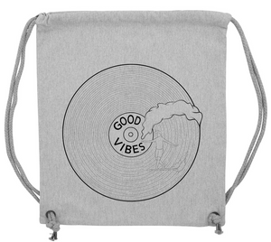 RUCKSACKBEUTEL "GOOD VIBES"